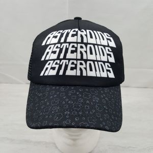 Men Atari Asteroids Trucker Curved bill cap